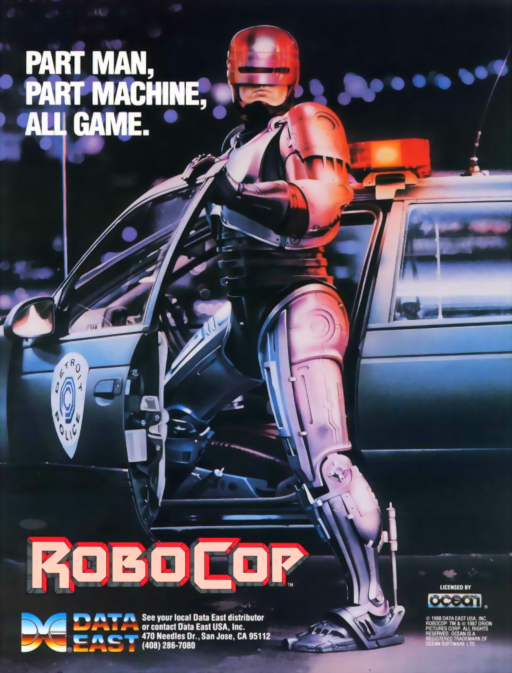 Robocop (World revision 4) Arcade Game Cover